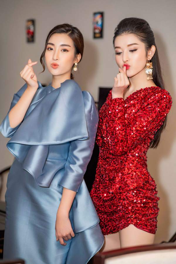Á hậu Huyền My gợi cảm “đọ dáng” cùng Hoa hậu Mỹ Linh 6