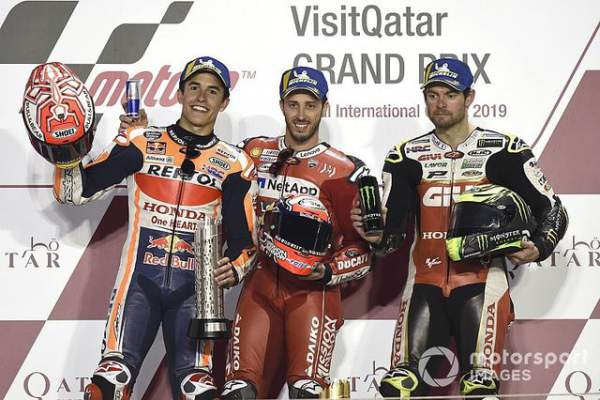Chặng 1 MotoGP 2019: Dovizioso thắng kịch tính Marquez ở góc cua cuối cùng 8