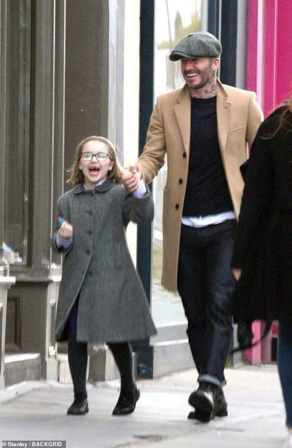 David Beckham đưa con gái đi mua sắm 2