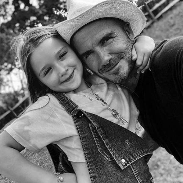 David Beckham đưa con gái đi mua sắm 8
