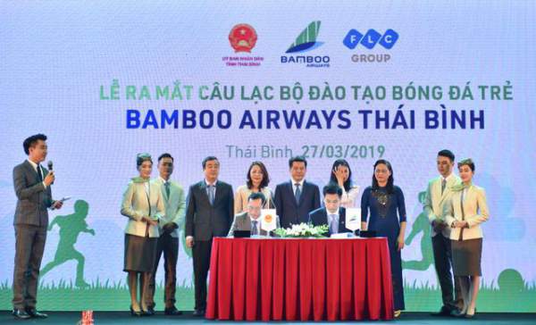 Ra mắt CLB đào tạo bóng đá trẻ Bamboo Airways Thái Bình 3