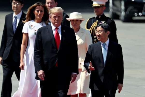 Tân Nhật hoàng đón tiếp Tổng thống Trump trong cuộc gặp lịch sử 3