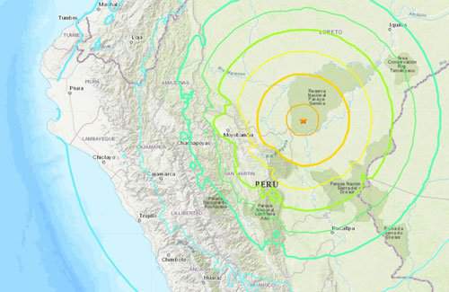 Động đất mạnh 8 độ làm rung chuyển miền bắc Peru 2