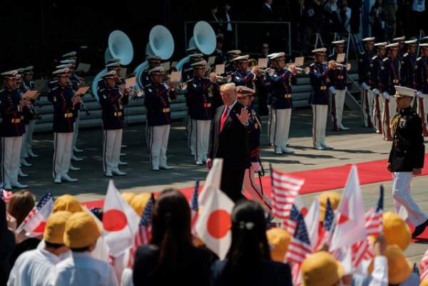 Tân Nhật hoàng đón tiếp Tổng thống Trump trong cuộc gặp lịch sử 6