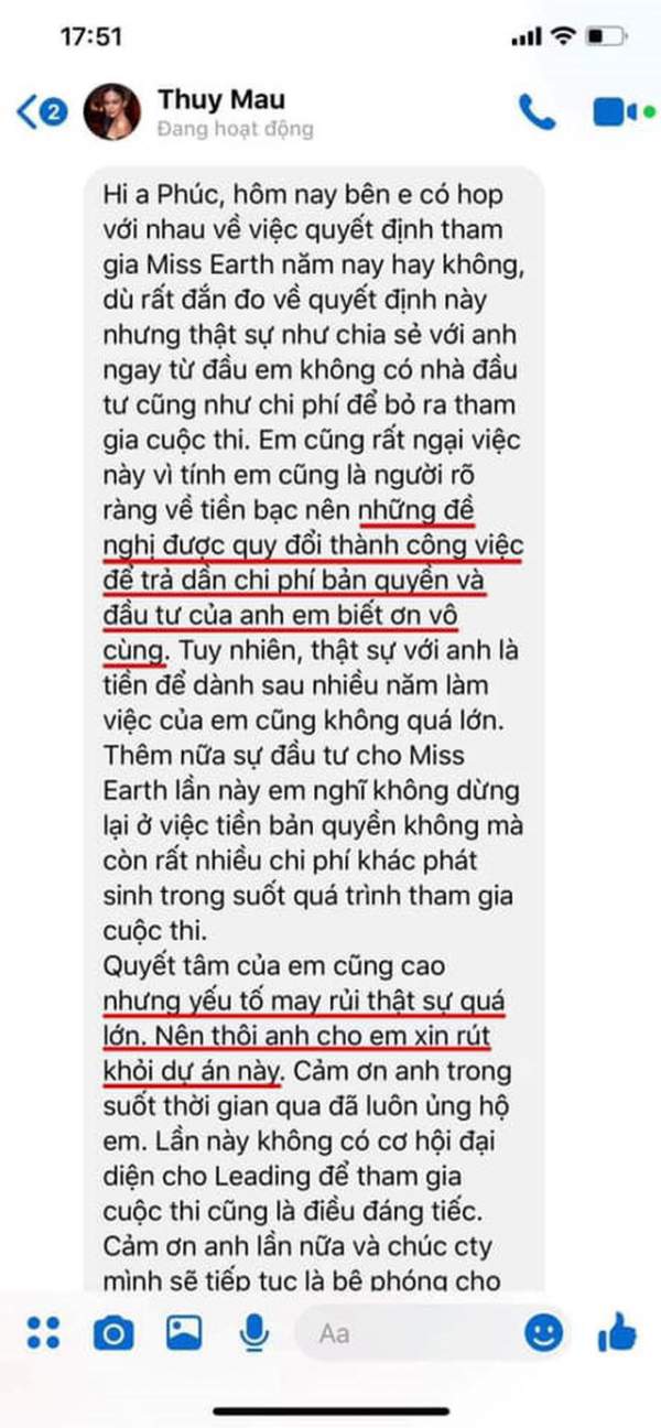 “Trùm Hoa hậu” Phúc Nguyễn tung hợp đồng chứng minh Mâu Thuỷ bịa chuyện, tiết lộ sốc về Phương Khánh 2