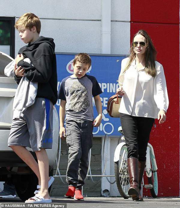 Angelina Jolie dành trọn thời gian cho các con 3