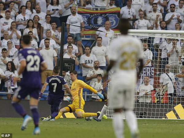 Real Madrid đánh rơi chiến thắng đáng tiếc trước Valladolid 6