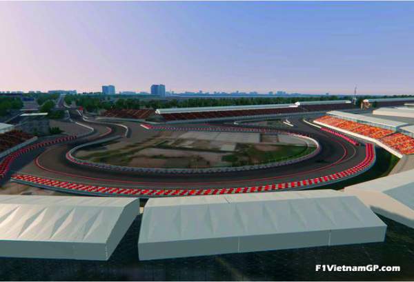 Những đoạn đường đua F1 đầu tiên tại Hà Nội đã thành hình 10