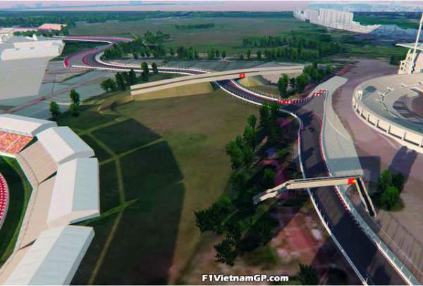 Những đoạn đường đua F1 đầu tiên tại Hà Nội đã thành hình 6