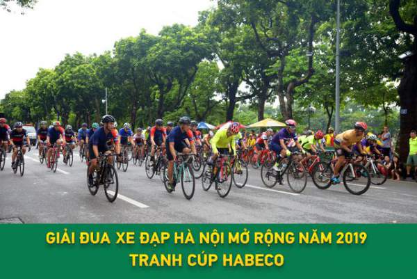 Hà Nội rực rỡ chào đón Giải đua xe đạp Hà Nội mở rộng 2019 tranh cúp Habeco 1