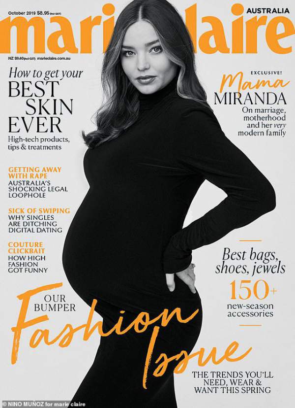 Người mẫu Miranda Kerr khoe vẻ đẹp khi mang bầu lần 3 3