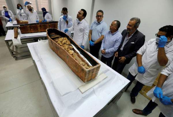 Bên trong quan tài xác ướp 3.400 năm tuổi vừa mở ở Ai Cập 5
