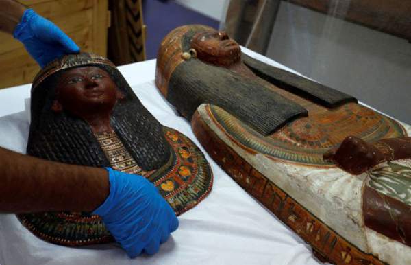 Bên trong quan tài xác ướp 3.400 năm tuổi vừa mở ở Ai Cập 2
