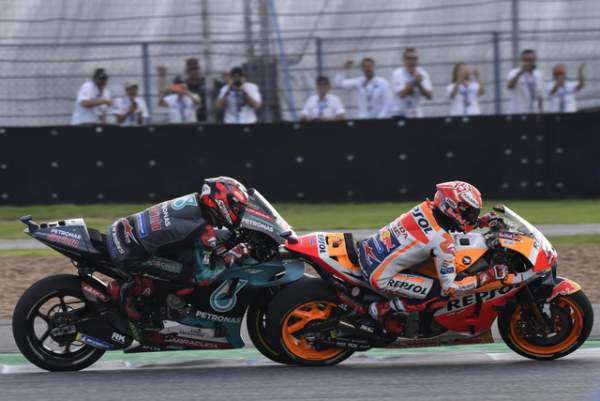 Chặng 15 MotoGP 2019: Marquez thắng ấn tượng trước Quartararo để vô địch thế giới 7