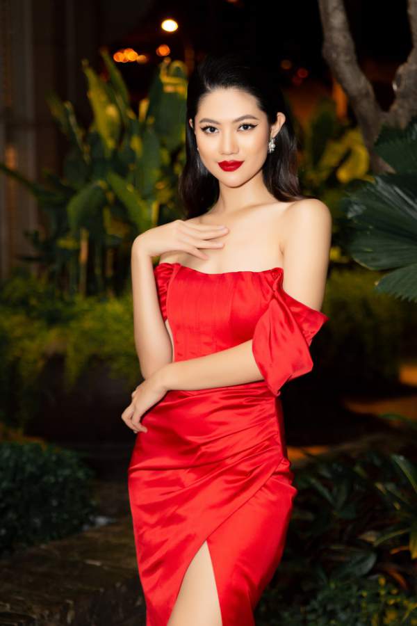 Hoa hậu Vũ Hương Giang vô cùng gợi cảm với váy cắt xẻ 4