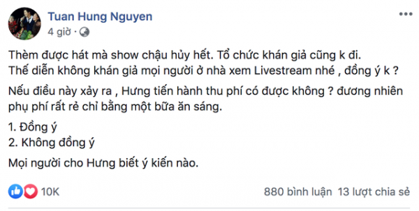Showbiz Việt lao đao vì dịch: Người hát livestream, kẻ cuốc đất, trồng cây 2