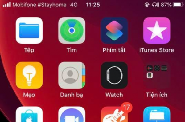 Dân mạng thích thú với thông điệp "Stayhome" trên điện thoại 5