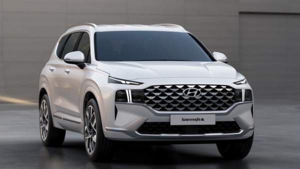 Lộ diện Hyundai Santa Fe 2021 - Dùng "tiểu xảo" để gia tăng kích thước 2