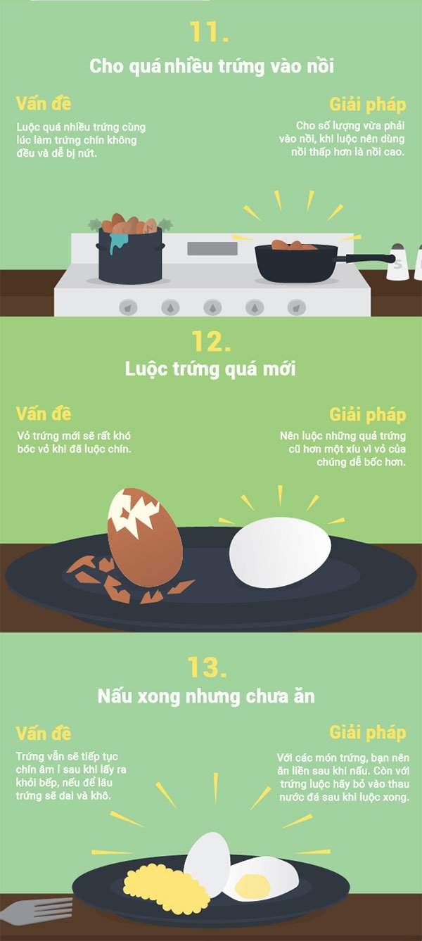 13 sai lầm khi nấu trứng và cách khắc phục 5
