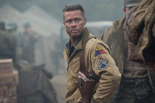 Brad Pitt hóa tay lính gan góc trong "Cuồng nộ"