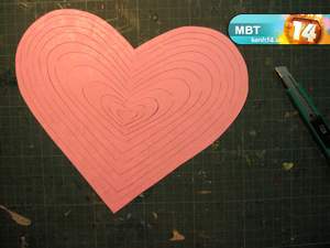 Tự làm tấm thiệp Valentine với lời yêu được giấu kín 5