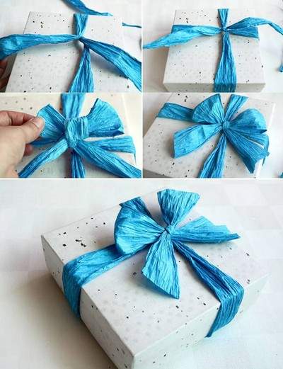 Trang trí hộp quà bằng nơ giấy cực ấn tượng 5