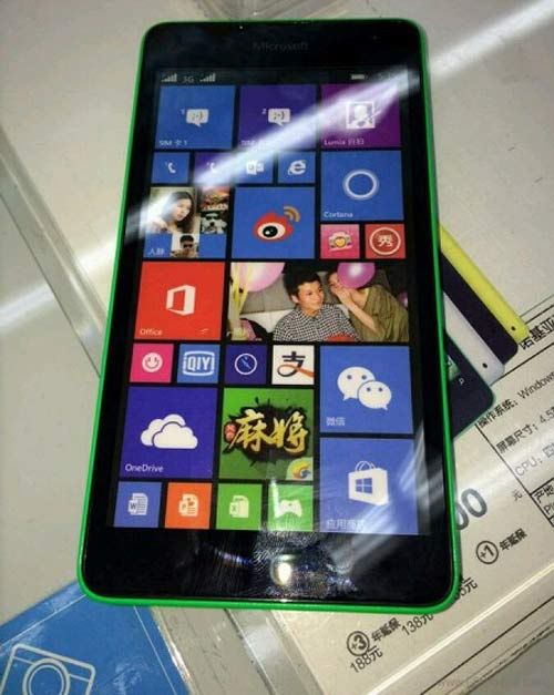 Điện thoại giá rẻ Microsoft Lumia 535 rò rỉ 2