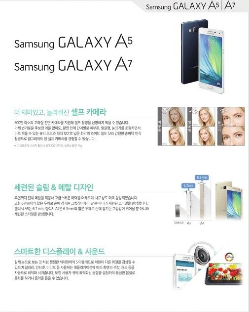 Samsung Galaxy A7 sẽ được công bố vào ngày 14/1
