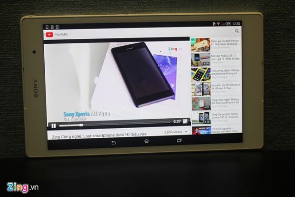 Sony Xperia Z3 Tablet Compact siêu mỏng về VN 14