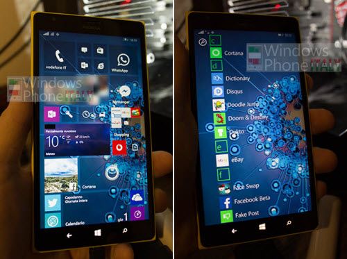 Thêm hình ảnh rò rỉ Windows 10 trên smartphone