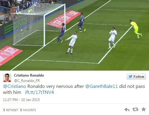 Cộng đồng mạng phản ứng về việc Bale không chuyền cho CR7