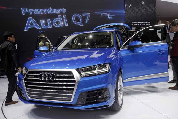 Cận cảnh Audi Q7 thế hệ mới trên sàn triển lãm ô tô Detroit