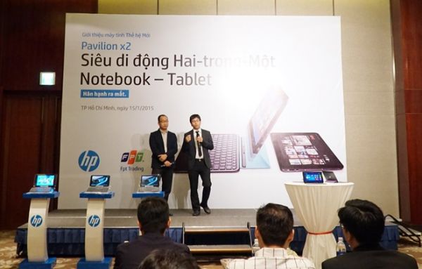 HP ra mắt tablet lai laptop Pavilion X2 giá 9,5 triệu đồng