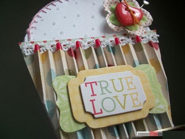 Những mẫu thiệp Valentine handmade đơn giản mà đẹp 5