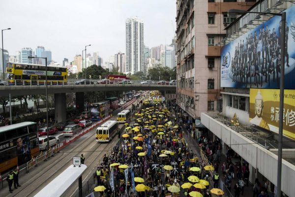 Tái diễn biểu tình ở Hong Kong, Trung Quốc