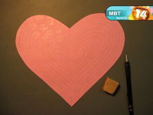 Cách làm thiệp Valentine với lời yêu được giấu kín 4