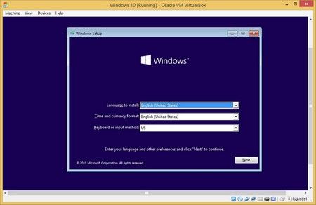 Hướng dẫn cách sử dụng Windows 10 trực tiếp trên Windows hoặc OS X hiện thời 9