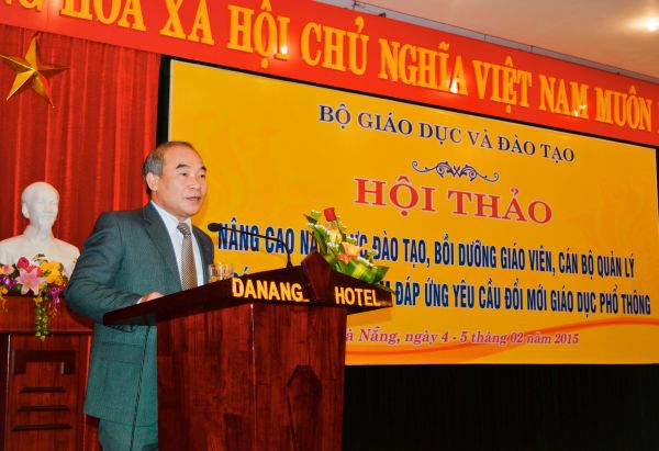 Thứ trưởng Bộ GD-ĐT Nguyễn Vinh Hiển: Đổi mới giáo dục khó nhất là đổi mới con người