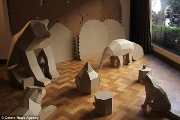 Cặp đôi tạo mô hình 3D bằng giấy gấp đẹp đến khó tin