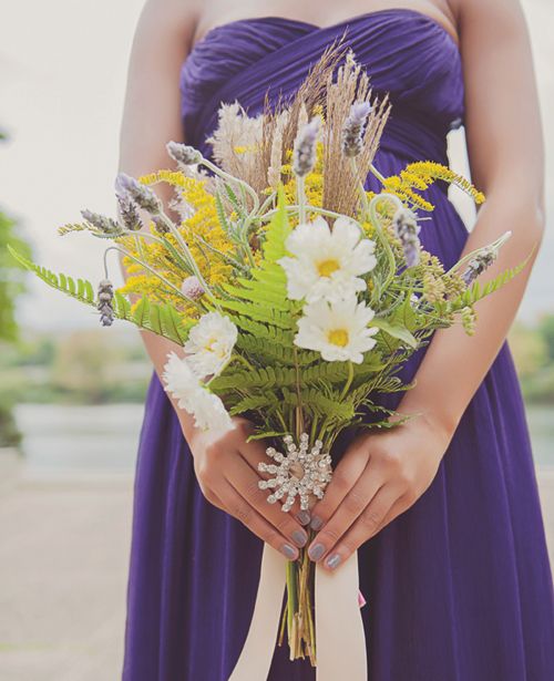 Hoa cưới đẹp xanh sắc lá cho cô dâu 14
