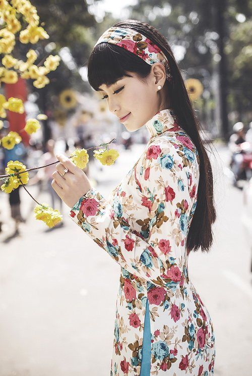 Á hậu Diễm Trang đẹp nền nã "khó cưỡng" với áo dài 3