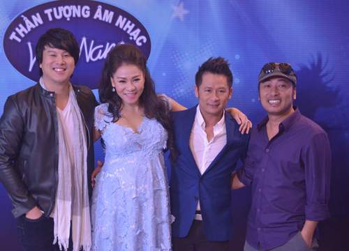 Thu Minh mang bụng bầu 7 tháng chấm thi Vietnam Idol 2015 5