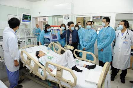 Bệnh viện Bạch Mai được trang bị hệ thống theo dõi bệnh nhân trung tâm