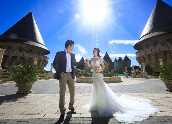 Ảnh cưới lãng mạn ngọt ngào của Nhật Kim Anh