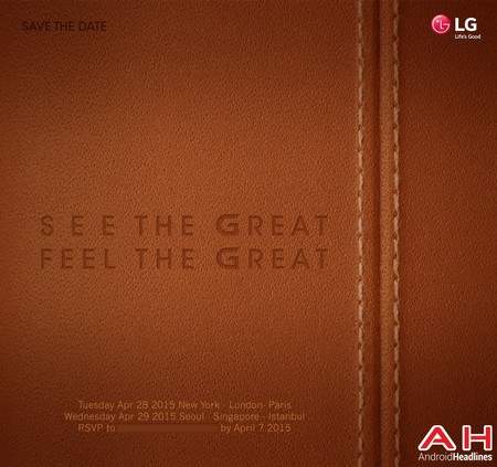 Lộ loạt ảnh chính thức rõ nét với nắp lưng bằng da của LG G4
