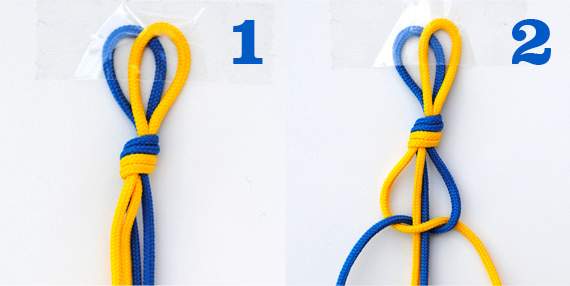 Cách làm vòng tay từ dây len và ốc vít cực cá tính 2
