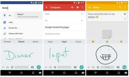 Google ra mắt ứng dụng nhập văn bản bằng chữ viết tay trên Android