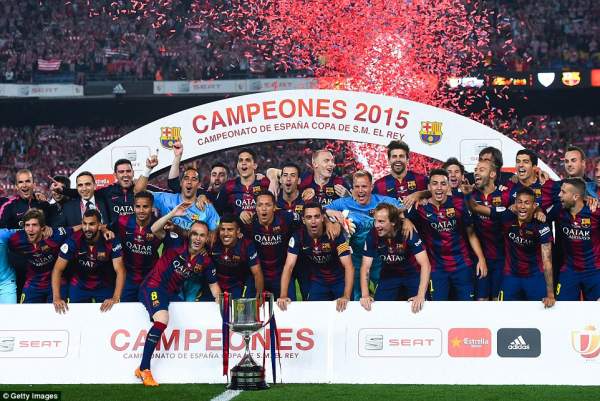 Messi tỏa sáng, Barcelona đăng quang ở Cúp Nhà vua 3