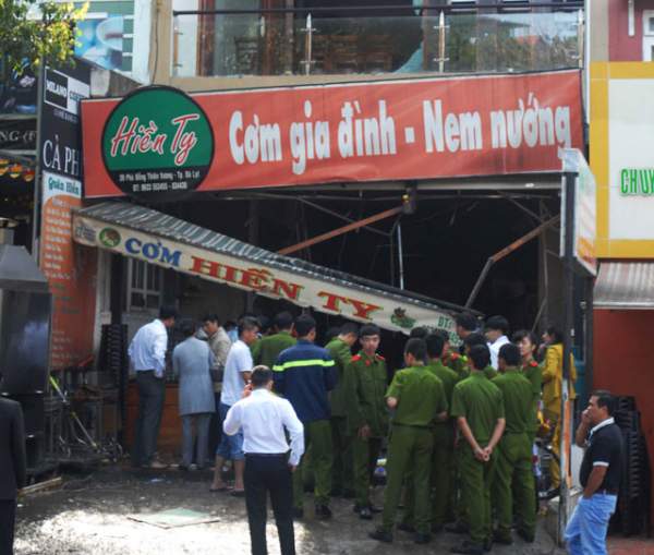 Nổ gas liên hoàn ở Đà Lạt, 2 người nhập viện 2