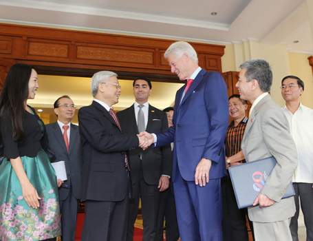 Nguyên Tổng thống Bill Clinton: Hoa Kỳ ủng hộ Việt Nam trên nhiều lĩnh vực